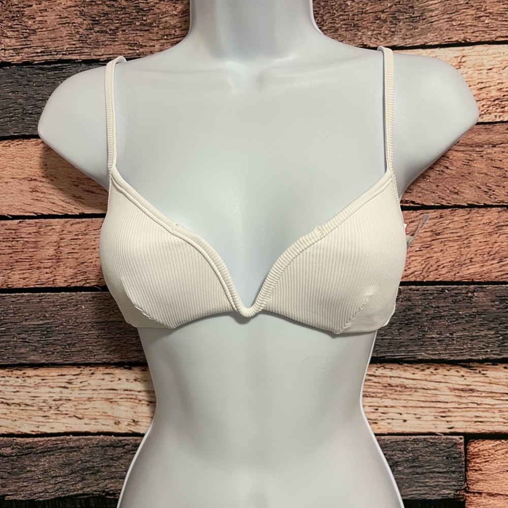 L*Space  Ribbed Bikini Top Helena